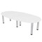 Skutchi Designs 45 in W, 96 in L, 29 in H, Engineered Wood Top, White HAR-BOVL-46X93-PT-09 - alternate 1